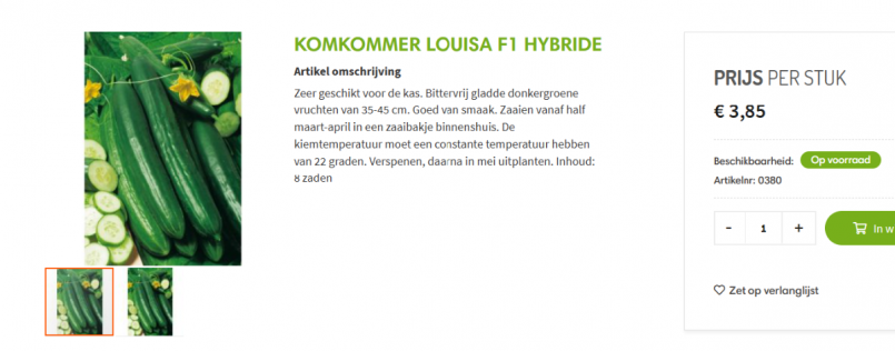 Komkommer Louisa F1 Hybride.png